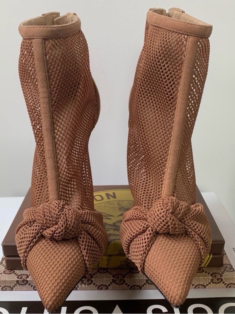 SCHUTZ Kessie Pointy Toe Boot In Toasted Nut 6